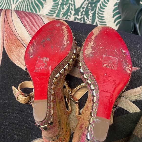 Christian Louboutin Studded Heel Sandal - Picture 8 of 8